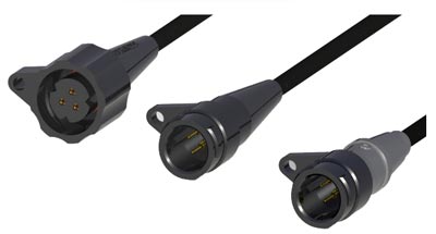 AMR IV RECEPTACLE 1FT BLACK